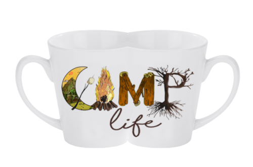 Konische Tasse - Camp life