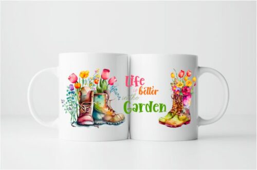 Tasse 'Life is better in the garden'