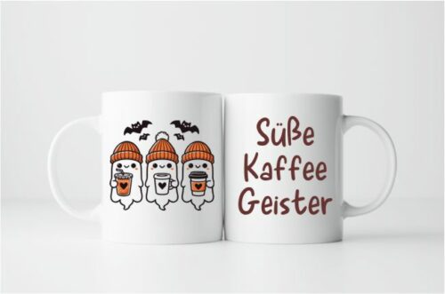 Tasse Süße Kaffee Geister